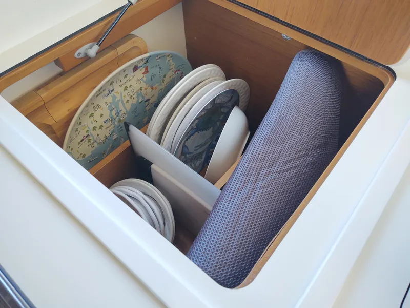 Slide: The Image of Lazybones Galley dry storage locker - 36