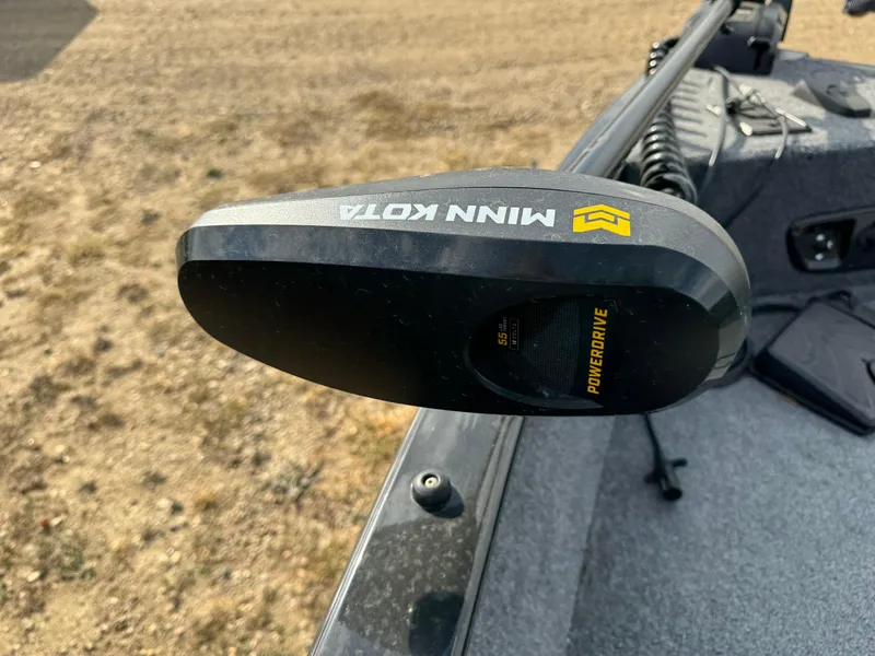Slide: The Image of Minn Kota PowerDrive trolling motor on 2022 Tracker Pro Guide V-175 WT boat. - 12