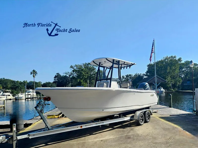 The Image of 2025 Sea Hunt Ultra 229 boat on trailer at North Florida Yacht Sales. - 0