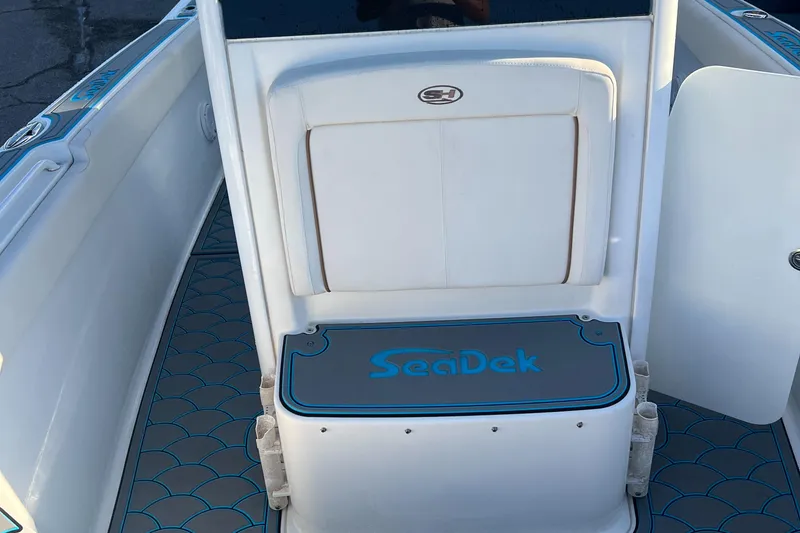 Slide: The Image of 2020 Sea Hunt Gamefish 25 boat interior with SeaDek flooring. - 23