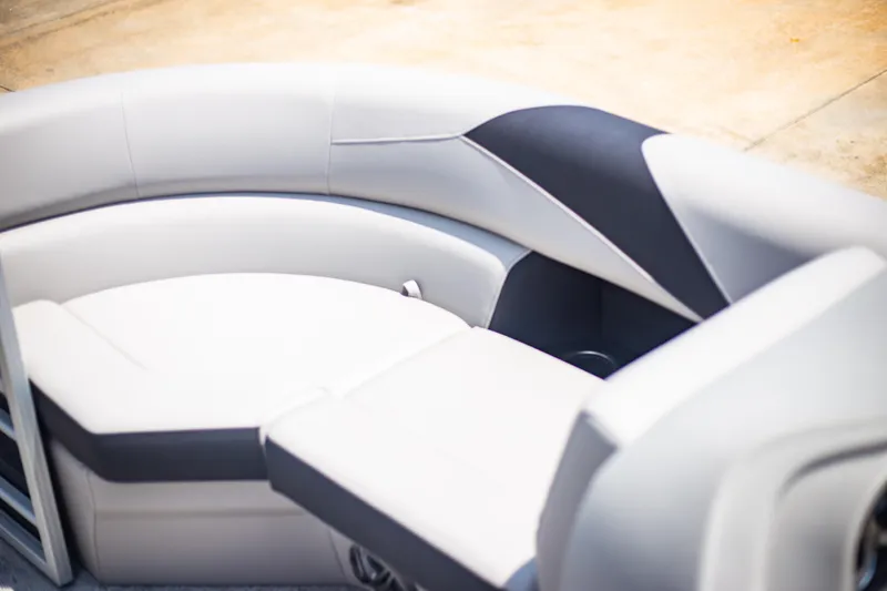 Slide: The Image of Luxurious seating on 2025 Trifecta 22RF LE2.75 pontoon boat. - 13