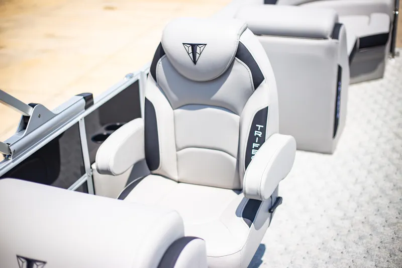 Slide: The Image of Luxurious seating on 2025 Trifecta 22RF LE2.75 boat, featuring premium upholstery and design. - 3