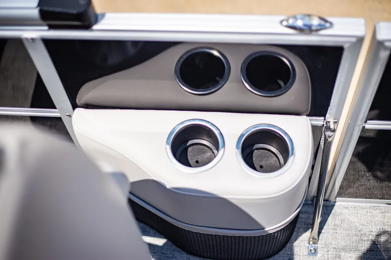 Slide: The Image of Trifecta 22RF LE2.75 boat cup holders, 2025 model, sleek design. - 8