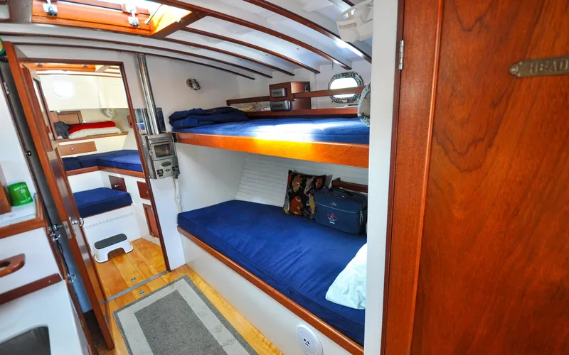 Slide: The Image of Bunker and Ellis - Aleria - Salon - Settee Convertible to Bunks  - 60