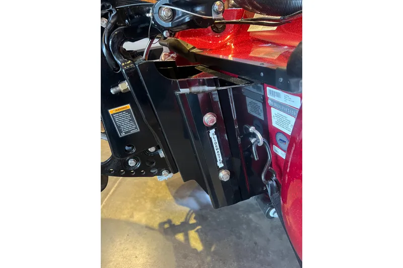 Slide: The Image of Close-up of Nitro Z19 2025 boat trailer hitch mechanism. - 8