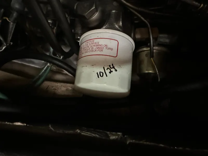 Slide: The Image of Engine component of 1998 Island Packet 40 with marked filter dated 10/24. - 45