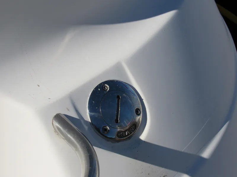 Slide: The Image of Fuel cap on 2003 Cruisers Yachts 2870 Express boat. - 31