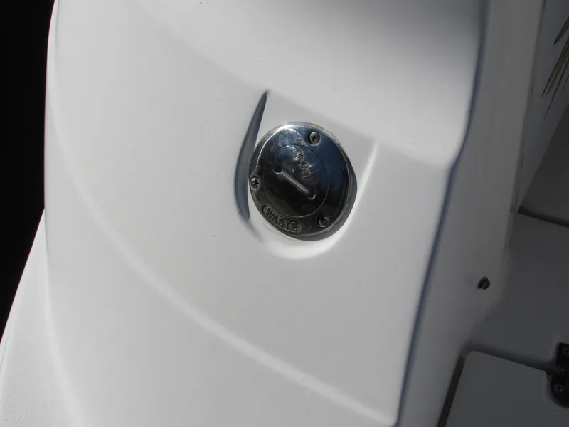 Slide: The Image of Fuel cap on 2003 Cruisers Yachts 2870 Express boat. - 33