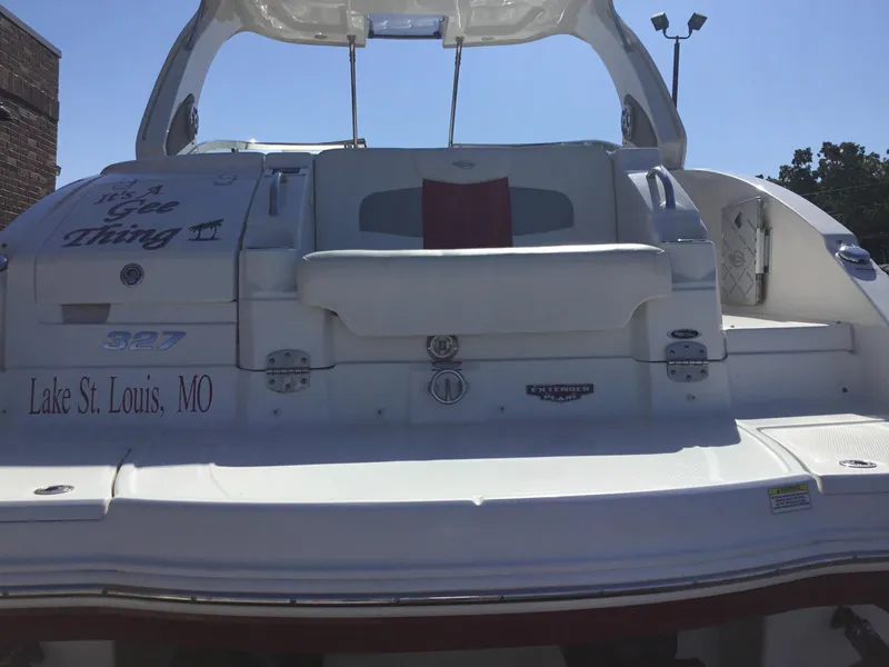 Slide: The Image of 2012 Chaparral 327 SSX boat docked in Lake St. Louis, MO. - 21