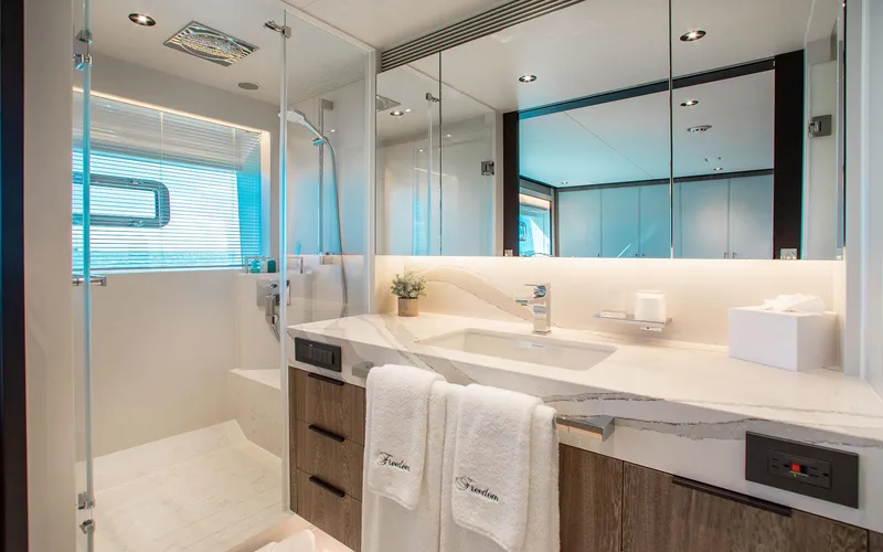 Slide: The Image of FREEDOM 110' Horizon Guest Stateroom - 14