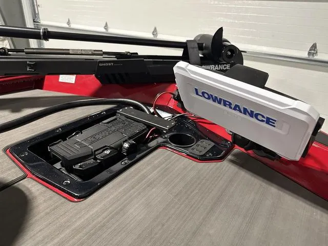 Slide: The Image of 2025 Lund 1875 Renegade SS boat with Lowrance electronics and Ghost trolling motor. - 24