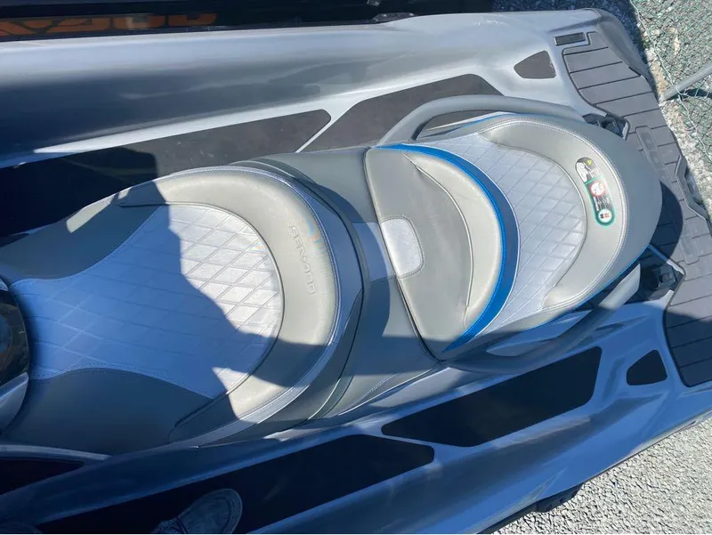 Slide: The Image of 2022 Sea-Doo GTX 300 jet ski seat with iBR and audio system. - 7
