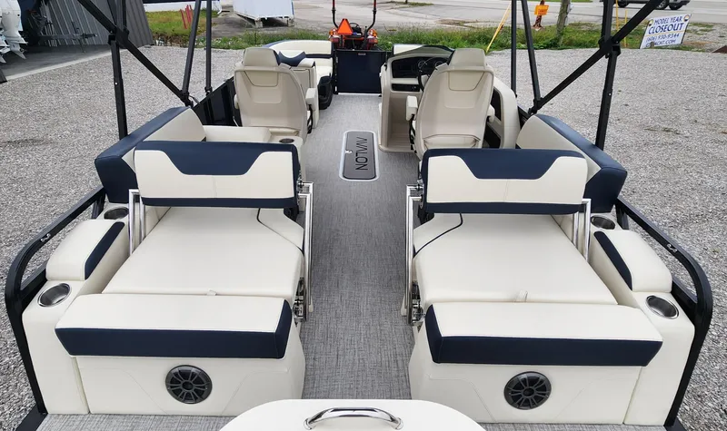 Slide: The Image of 2025 Avalon Platinum LSZ 2185 Quad Lounger Shift with luxurious seating and modern design. - 7