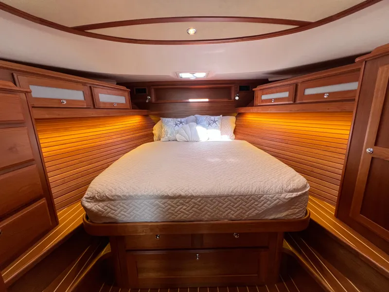 Slide: The Image of Luxurious cabin interior of 2018 Sabre 45 Salon Express yacht. - 15