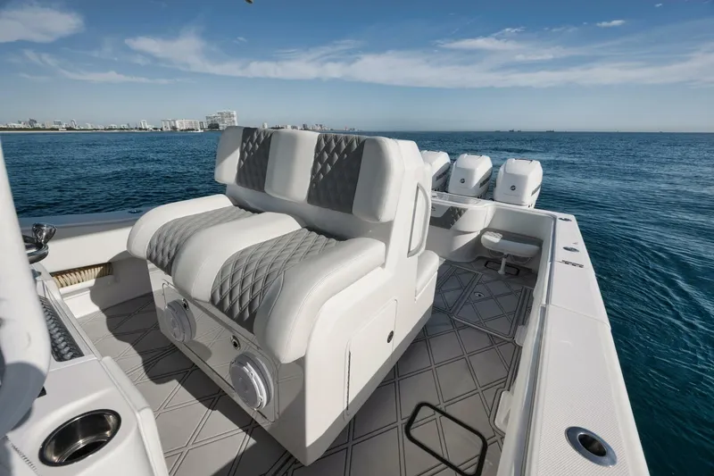 Slide: The Image of 2020 Invincible Open Fisherman boat with luxurious seating on open water. - 35