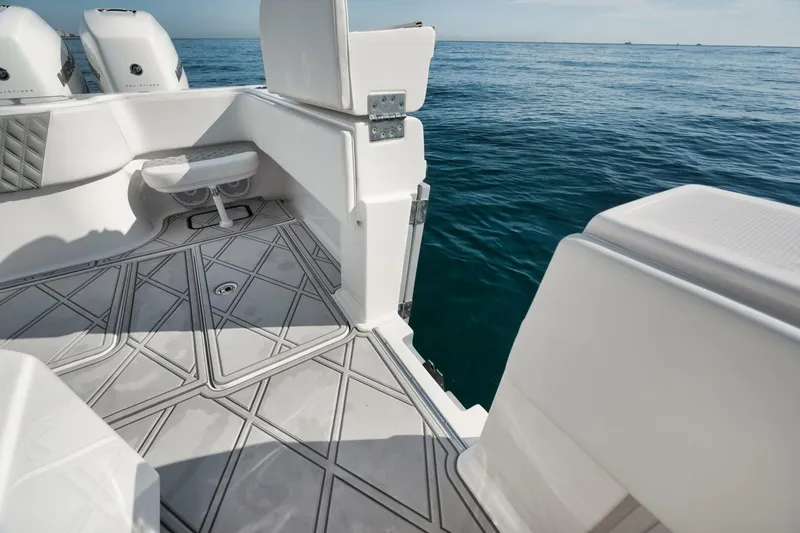 Slide: The Image of 2020 Invincible Open Fisherman boat deck with ocean view. - 43