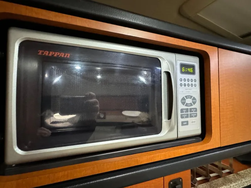 Slide: The Image of Tappan microwave in 2005 Chaparral Signature 310 boat interior. - 33