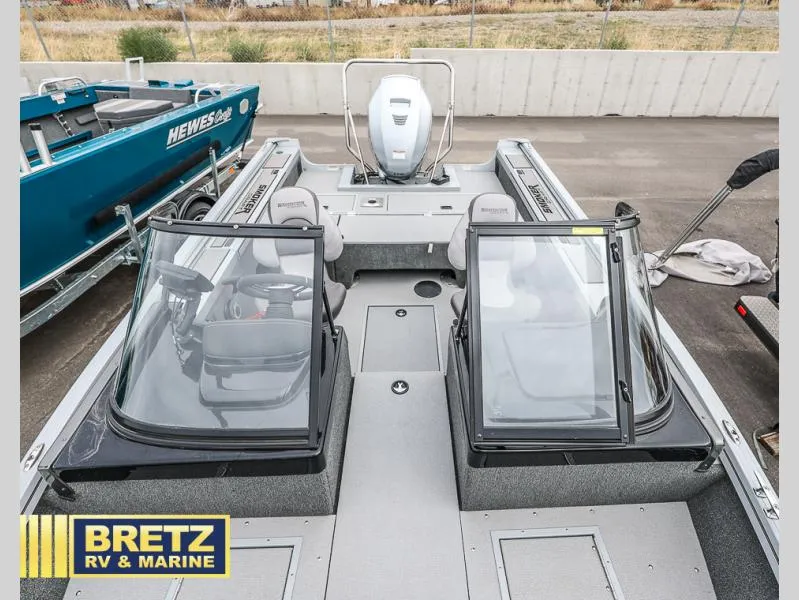 Slide: The Image of 2020 Pro Angler XL 172 boat with dual consoles and outboard motor at Bretz RV & Marine. - 19