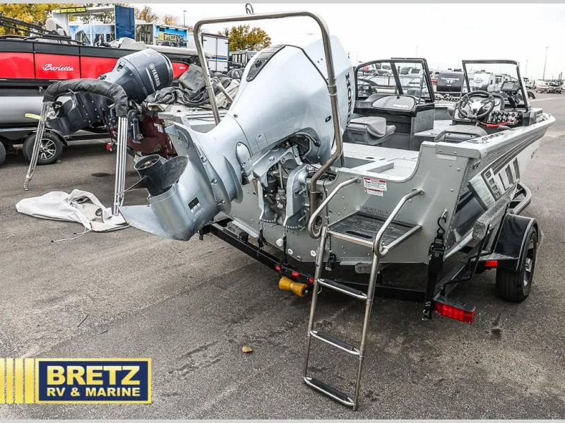 Slide: The Image of 2020 Pro Angler XL 172 XL boat with dual outboard motors at Bretz RV & Marine. - 5