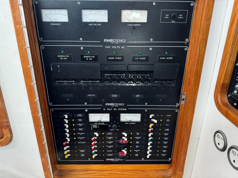 Slide: The Image of Pilothouse Electrical Panel - 49