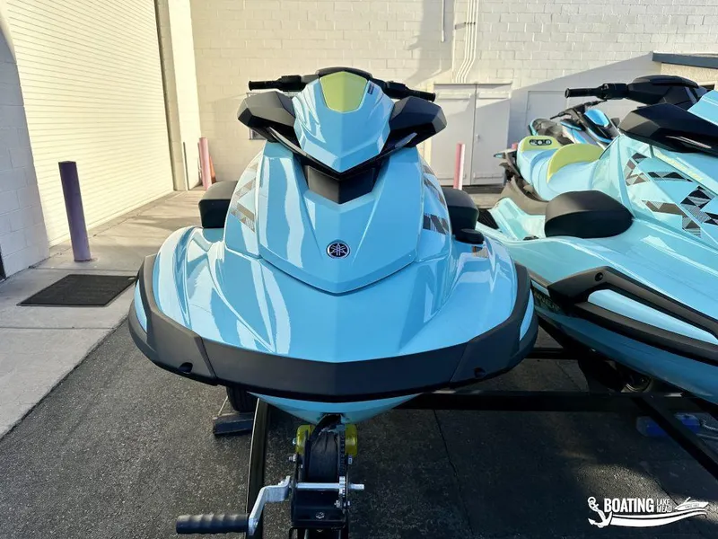 Slide: The Image of 2025 Yamaha WaveRunner VX Limited Ho in light blue, parked outdoors. - 9