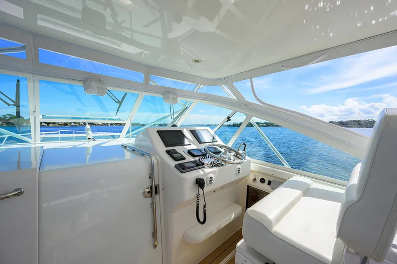 Slide: The Image of Cabo 35 Daybreak - Exterior Helm - 10