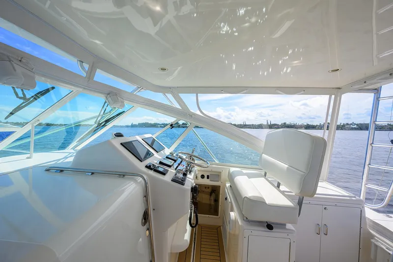 Slide: The Image of Cabo 35 Daybreak - Exterior Helm - 11