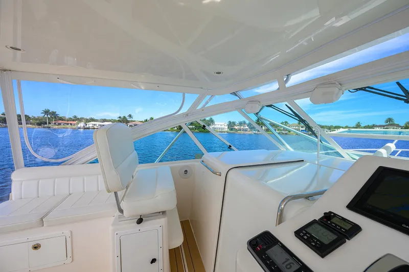 Slide: The Image of Cabo 35 Daybreak - Exterior Helm - 16