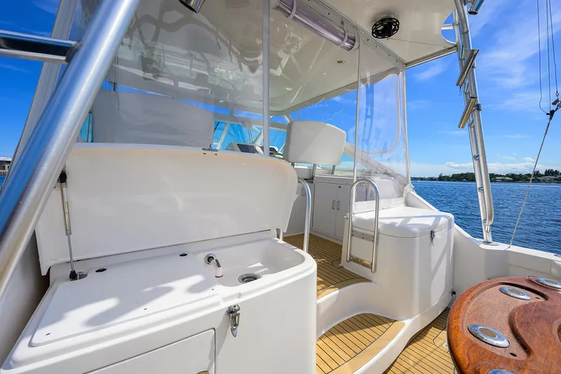 Slide: The Image of Cabo 35 Daybreak - Exterior Cockpit - 34