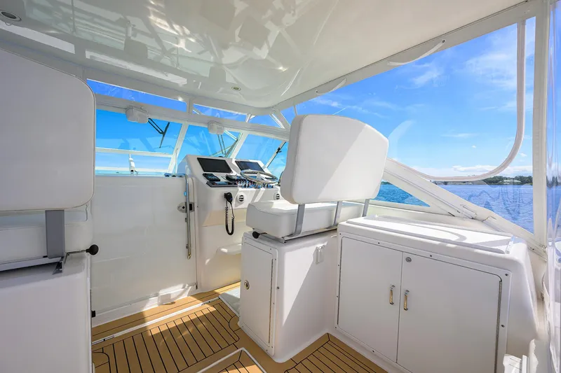 Slide: The Image of Cabo 35 Daybreak - Exterior Helm - 6