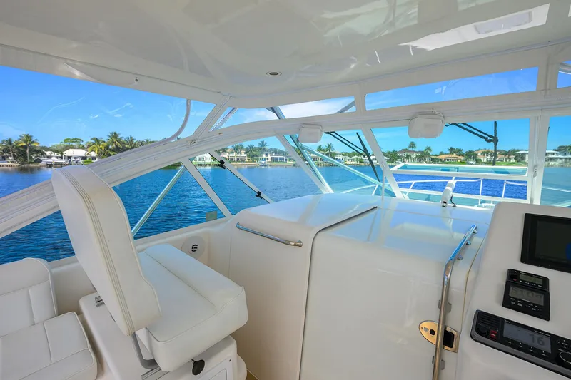 Slide: The Image of Cabo 35 Daybreak - Exterior Helm - 9