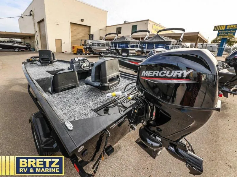 Slide: The Image of 2025 Pro 170 boat with Mercury engine at Bretz RV & Marine dealership. - 8