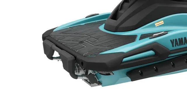 Slide: The Image of 2025 Yamaha Marine Waverunner VX, teal and black, rear view. - 12