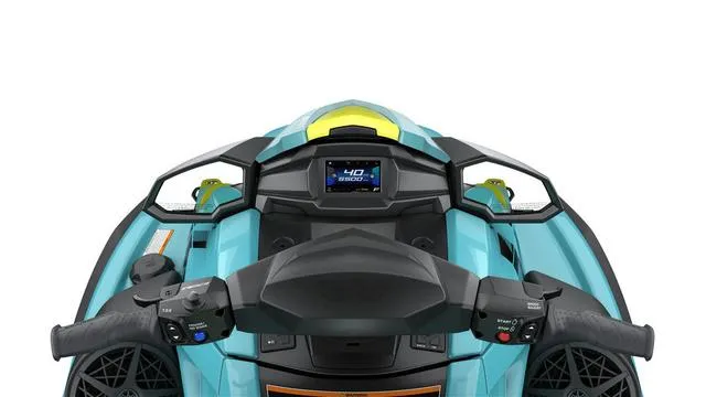 Slide: The Image of 2025 Yamaha Marine Waverunner VX dashboard with digital display and controls. - 5