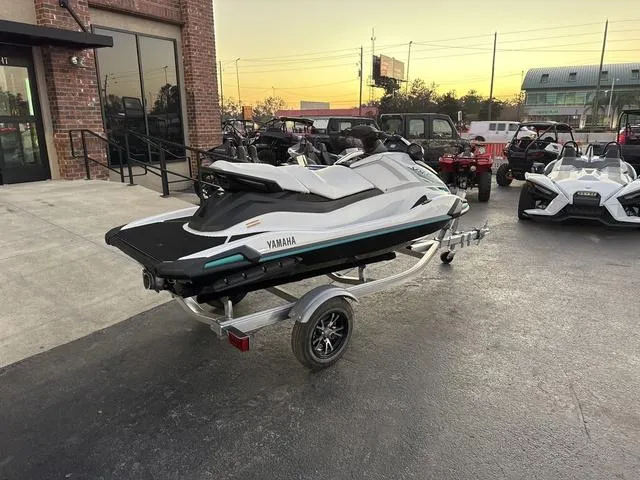 Slide: The Image of 2025 Yamaha Marine Waverunner VX-C in white and black, side view. - 4