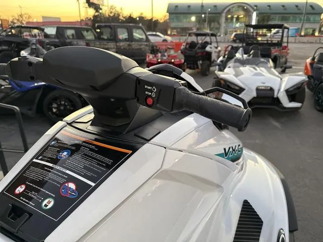 Slide: The Image of 2025 Yamaha Marine Waverunner VX-C in white and black, featuring sleek seat design. - 9