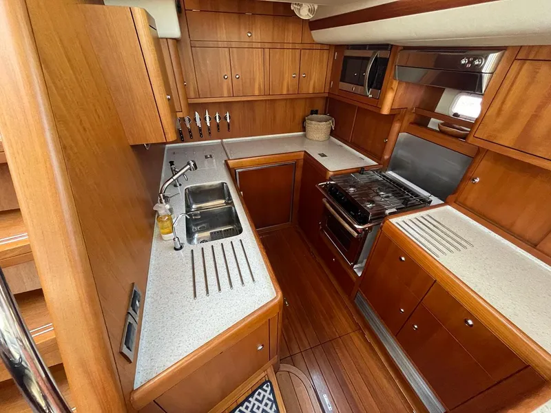 Slide: The Image of Galley facing aft - 28