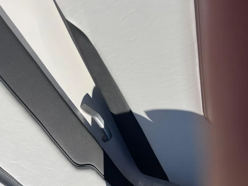 Slide: The Image of Close-up of 2025 Yamaha SX195 boat interior detail, featuring sleek design elements. - 10