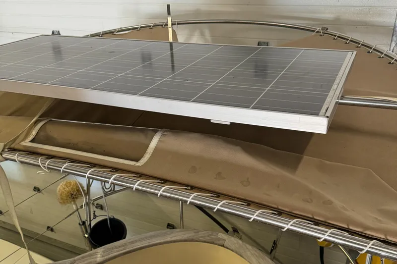 Slide: The Image of Ventilation hatch on 1984 Young Sun 35 sailboat deck. - 7