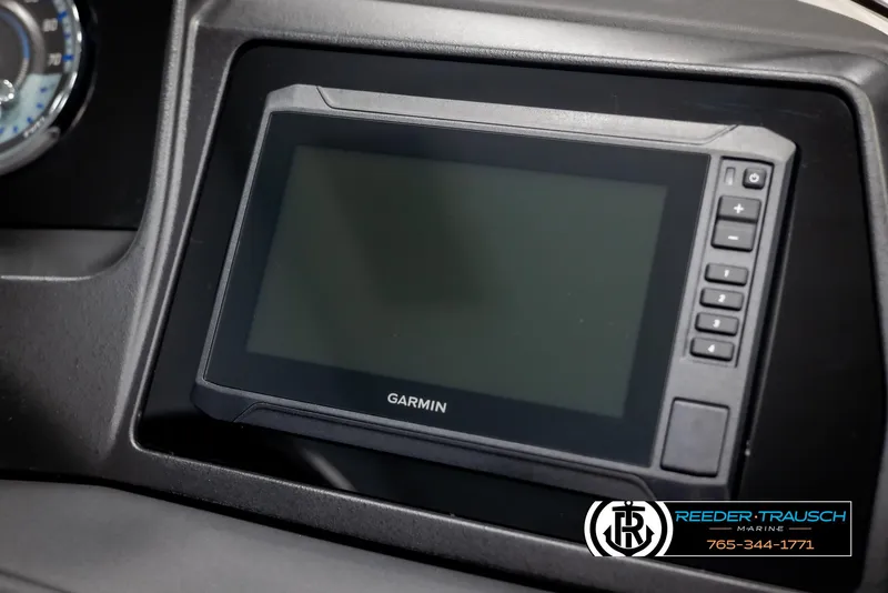 Slide: The Image of 2025 Avalon Catalina QL dashboard with Garmin navigation system. - 33