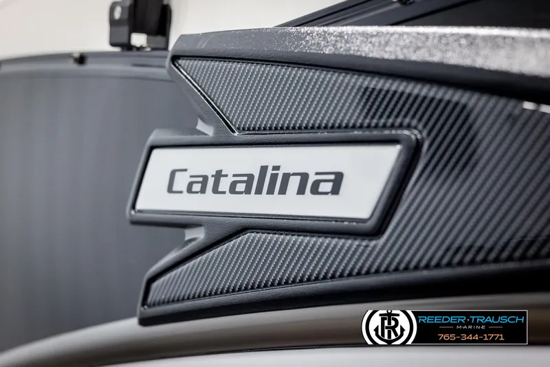 Slide: The Image of 2025 Avalon Catalina QL logo with carbon fiber design. - 45