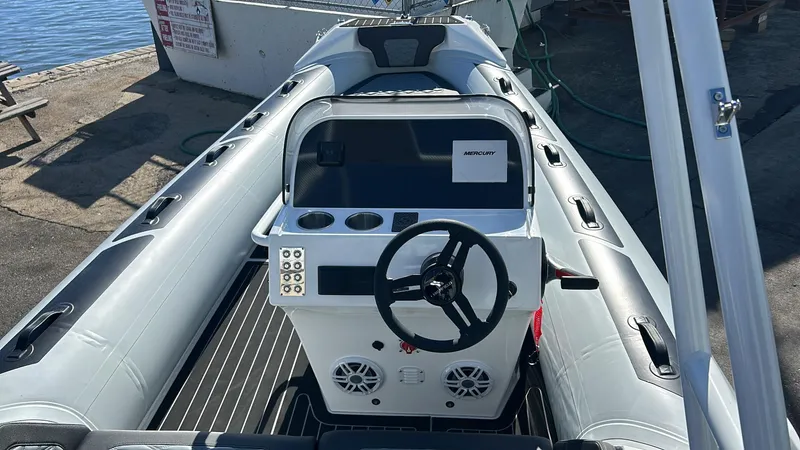 Slide: The Image of 2025 Highfield Sport 520 Rib in showroom at CenterPointe. - 10