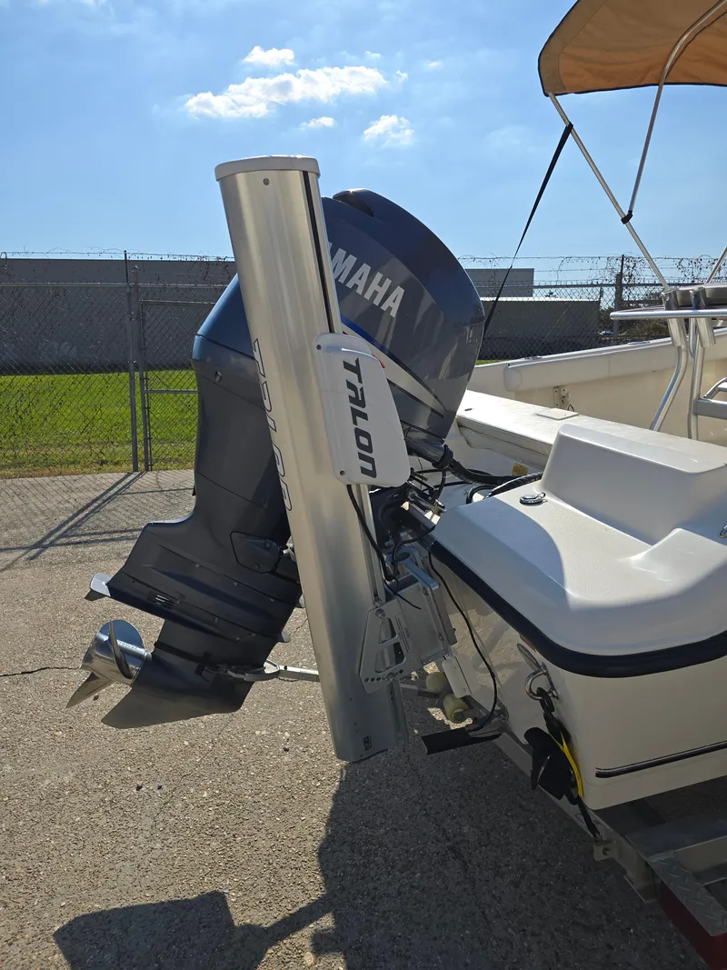 Slide: The Image of 2012 Key West 189 FS boat with Yamaha outboard motor and Talon anchor system. - 21