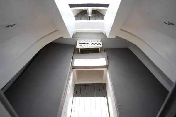 Slide: The Image of Interior of 2021 Panamera Yacht PY 100, featuring sleek design and comfortable seating. - 7