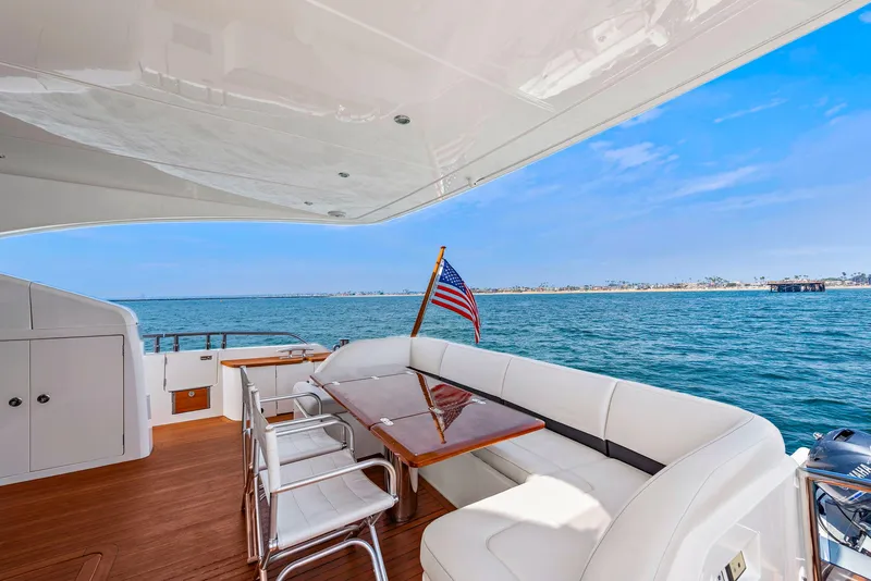 Slide: The Image of Luxurious bedroom interior of 2015 Princess 72 Motor Yacht with ocean view. - 30