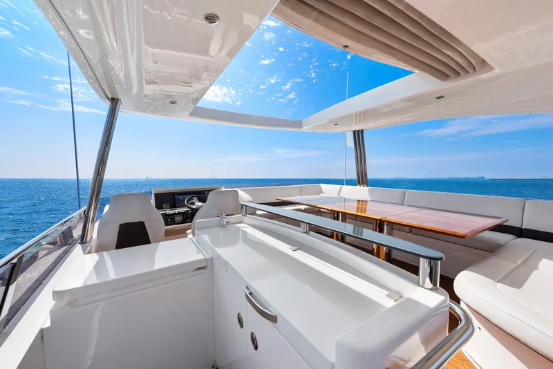 Slide: The Image of Engine room of 2015 Princess 72 Motor Yacht with Caterpillar machinery. - 37