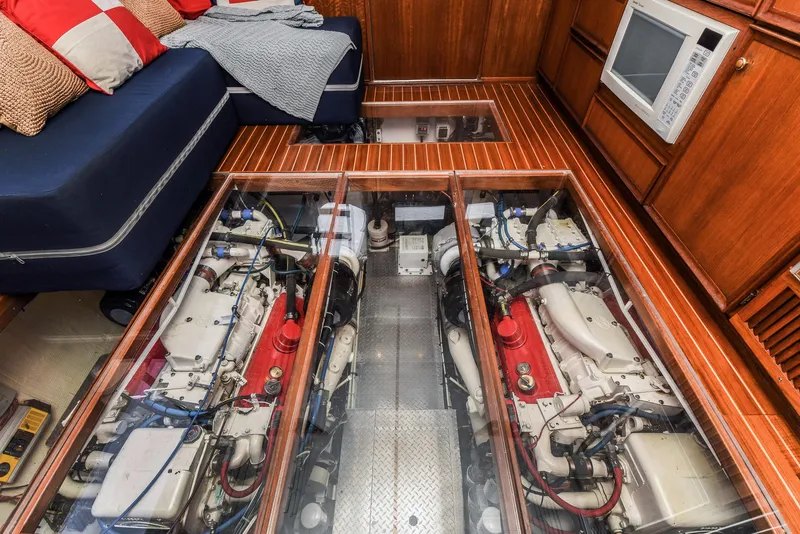 Slide: The Image of Engine Room View Exposed Salon Floors - 16