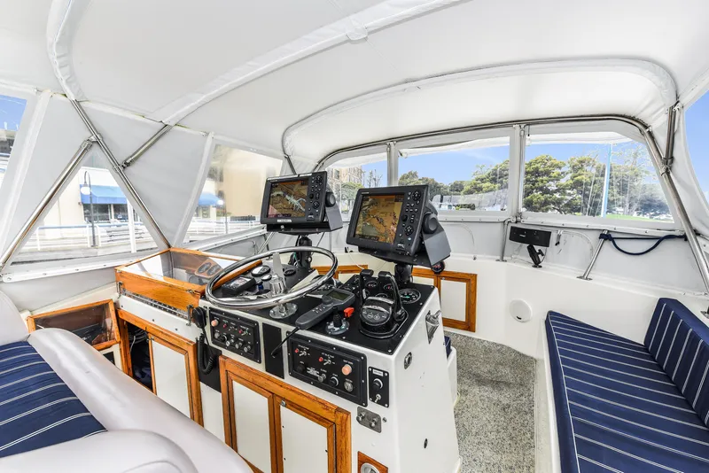 Slide: The Image of Flybridge Helm Station - 12