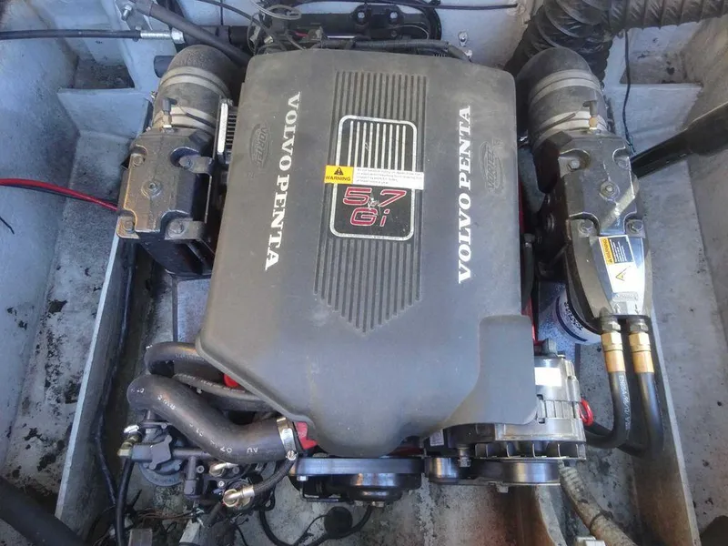 Slide: The Image of Volvo Penta 5.7 GXi engine in 2002 Four Winns 234 Funship boat. - 13