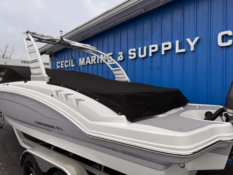 Slide: The Image of 2025 Chaparral 23 SSi OB boat at Cecil Marine & Supply Center. - 41